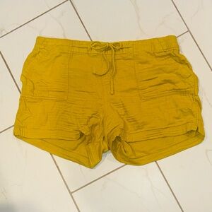 Women's Mustard Shorts
